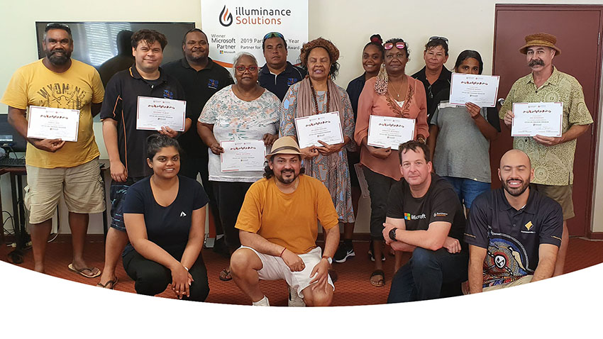 The first Free Digital Literacy training for the Indigenous Australian community in Broome kicked off in the first quarter of 2020. The collaboration between illuminance Solutions and The University of Notre Dame Australia and their Broome Campus teach essential technology skills to contribute to the reduction of the digital literacy divide in the Indigenous Australian community.