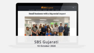 SBS Gujarati Small Business with a big social impact illuminance Solutions Nilesh Makwana