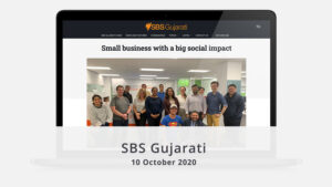 SBS Gujarati Small Business with a big social impact illuminance Solutions Nilesh Makwana