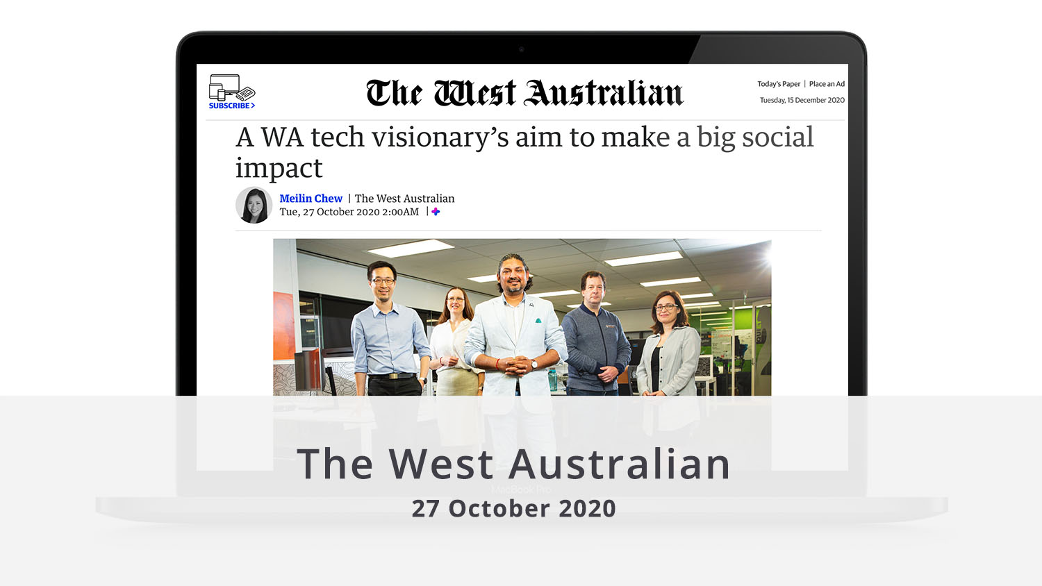 The West article from October / finally online to web Media page