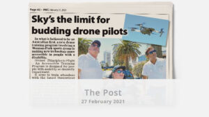 The Post drone training February 2021 illuminance Solutions home
