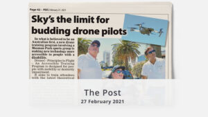 The Post drone training February 2021 illuminance Solutions home