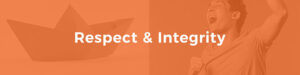 Our Values illuminance solutions Respect and Integrity banner