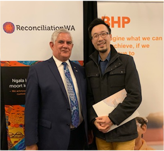 RAP illuminance solutions indigenous events Hon Ken Wyatt and Vincent Lam