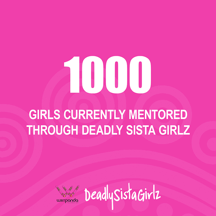 1000 girls are currently mentored through deadly sister girlz