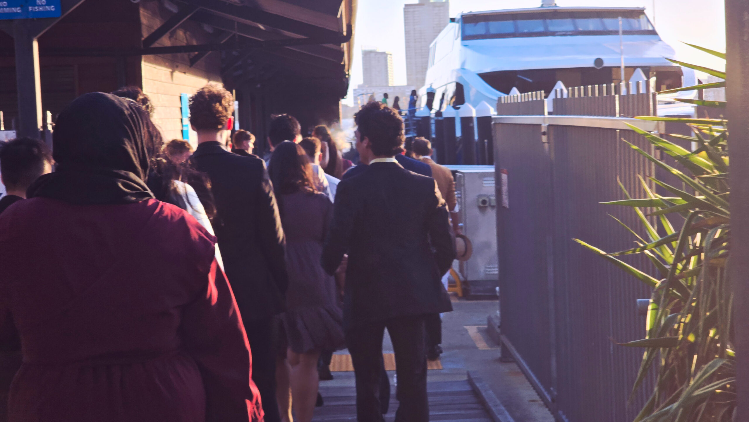 Ready to board to the cruise ship